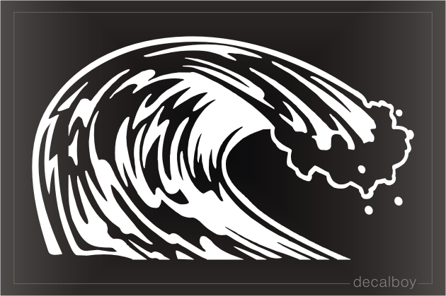 Huge Wave Decal