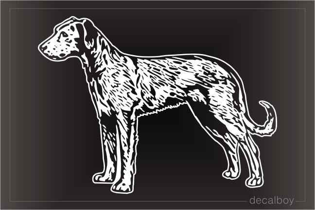 Irish Wolfhound Decal