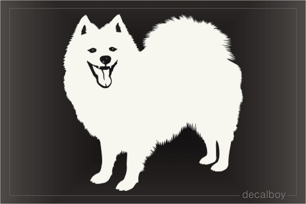 Japanese Spitz Dog Decal