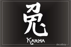 Karma Car Decal