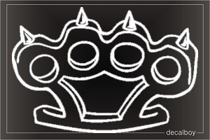 Knuckles Car Decal