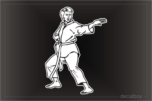 Kung Fu Window Decal