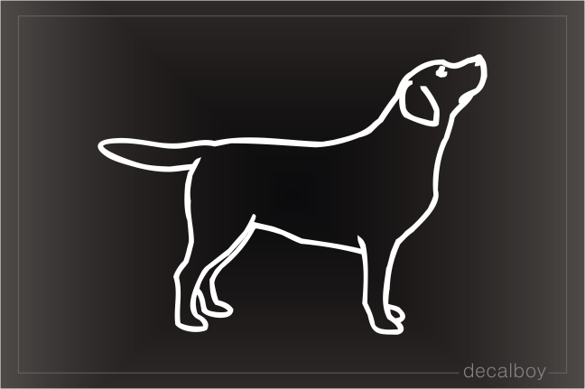 Labrador Retriever Window Decal