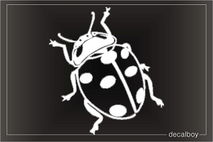 Ladybird Ladybugs Window Decal