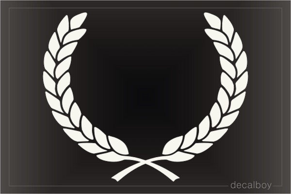 Laurel Wreath Decal