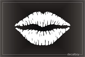 Lips Car Window Decal