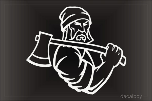 Lumberman Lumberjack Woodcutter Decal