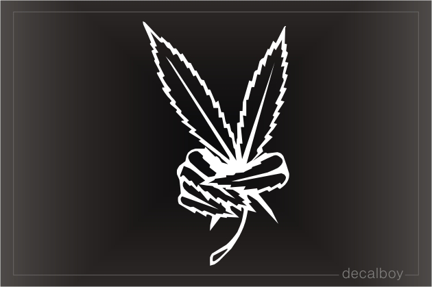 Marijuana 628 Window Decal