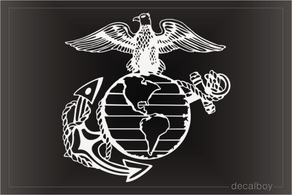 Marine Corps Car Decal