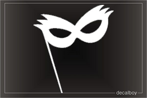 Masquerade Mask Car Decal