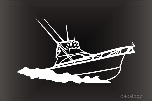 Motor Boat Decal