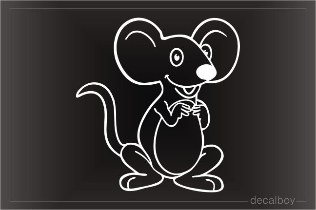 Mous Sitting Decal