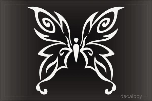 Native American Tribal Butteerfly Decal