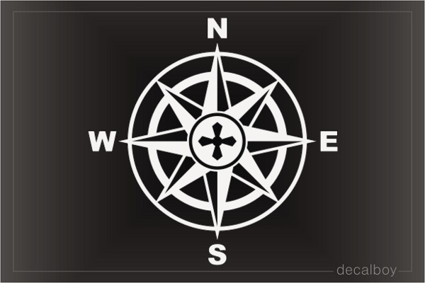 Nautical Compass Decal