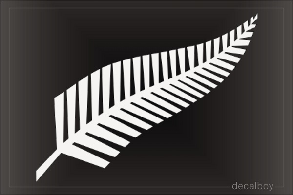 New Zealand Silver Fern Decal