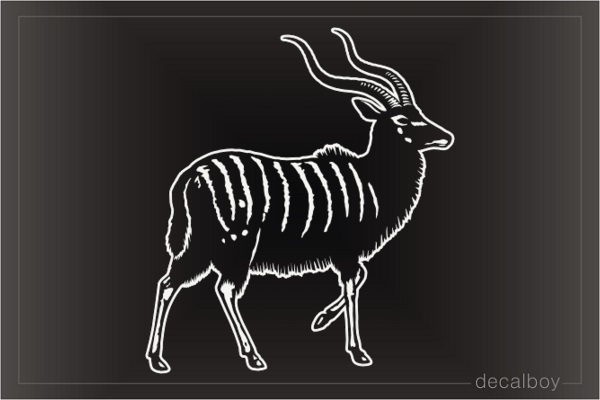 Nyala Antelope African Safari Hunting Decal