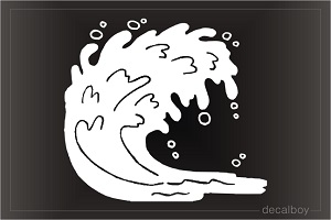 Ocean Waves Car Decal