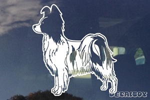 Papillon Window Decal