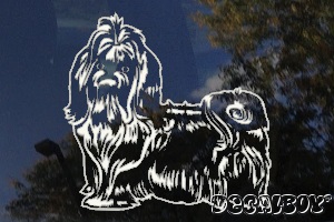 Pekingese 53 Car Window Decal