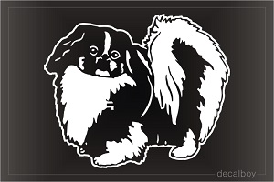 Pekingese Car Window Decal