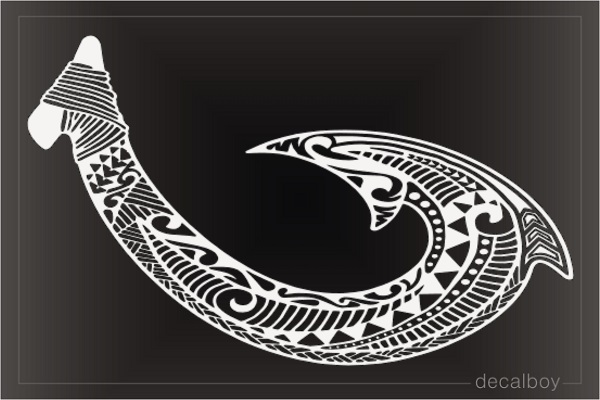 Polynesian Hook Decal