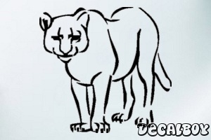 Puma Window Decal