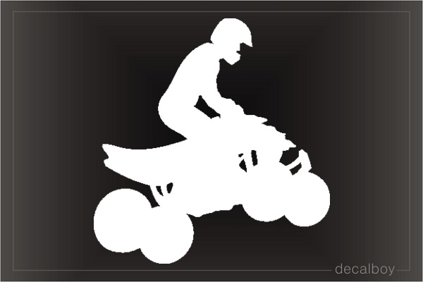 Quad Riding Window Decal