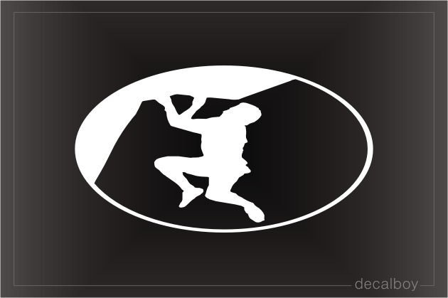 Rock Climbing Decal