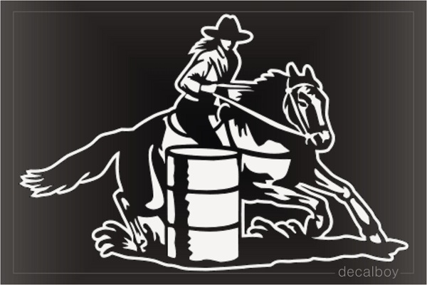 Rodeo Barrel Racing Decal