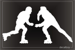 Roller Skate 4523 Window Decal