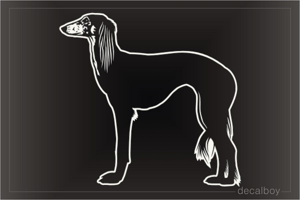 Saluki Dog Decal