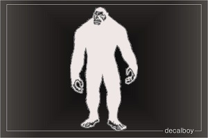 Sasquatch Yeti Decal