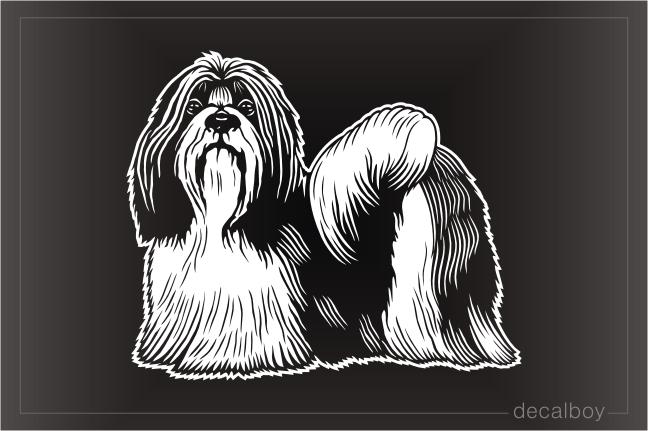 Shih Tzu Dog Decal