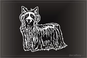 Silky Terrier Dog Window Decal