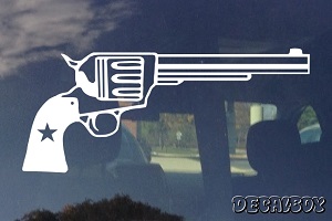 Six Shooter Car Decal