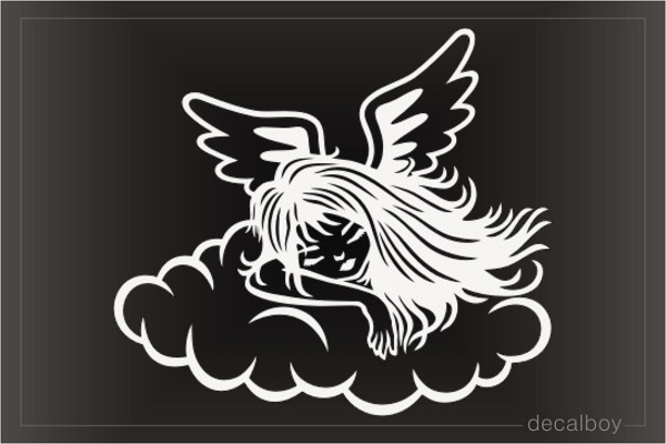 Sleeping Angel Girl Decal