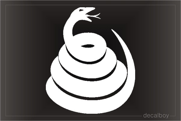 Snake Tribal Tattoo Window Decal