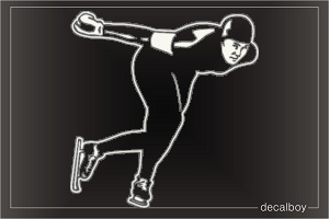 Speedskating Window Decal
