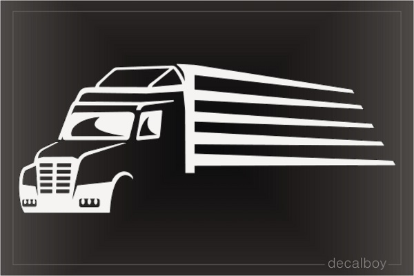 Speedy Truck Decal