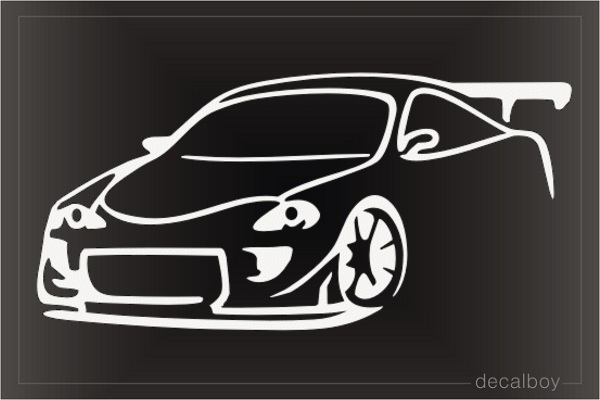 Sports Car Decal