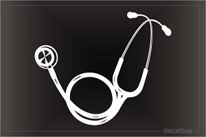 Stethoscope Medical Car Decal