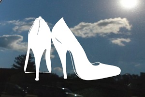 Stilettos High Heels Shoes Car Decal