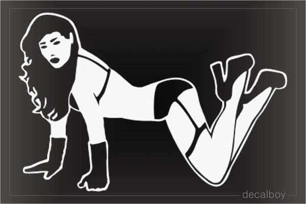 Stripper Girl Decal