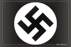 Swastika Car Decal