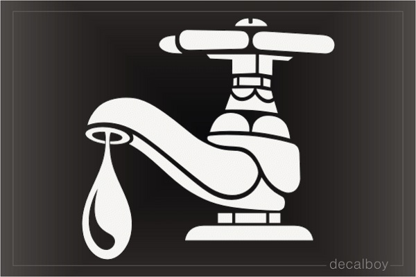 Tap Plumbing Decal