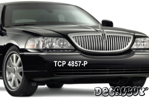 Tcp Number Limo Decal