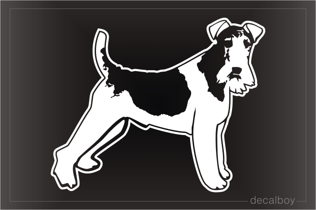 Welsh Terrier Car Window Decal