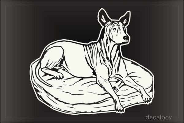 Thai Ridgeback Dog Sitting Decal