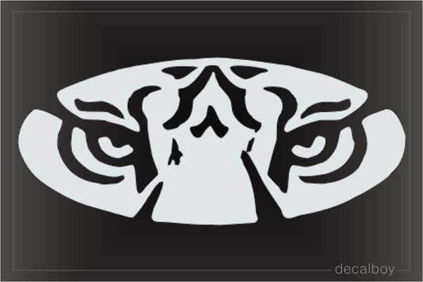 Tiger Eyes Decal