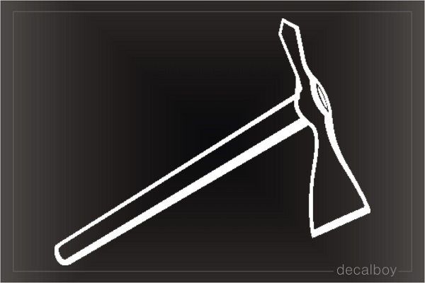 Tomahawk Car Decal